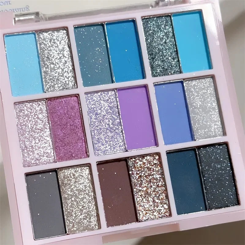 18 Color Pearl Matte Palette
