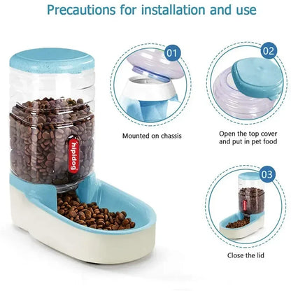Automatic Gravity Pet Feeder & Waterer
