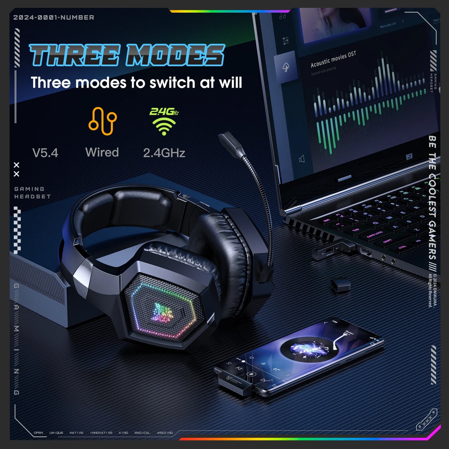 Wireless Gaming Headset Pro