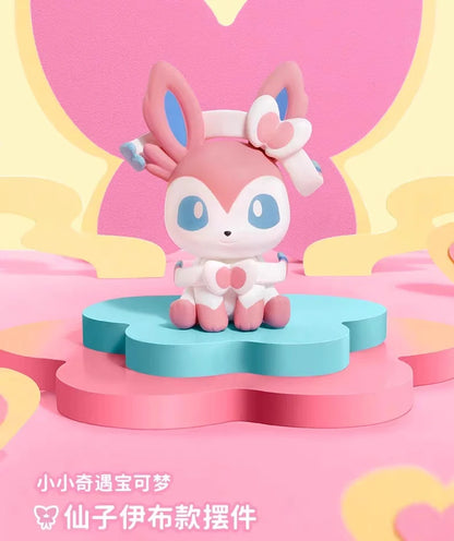 New in Stock Genuine Funism Pokémon Eevee Little Adventure Mini Figure Ornament  Animation Peripheral Gift