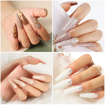 Nail Gel Polish Kit With LED Nail Lamp Semi-Permanent 27 Colors Soak Off Base&Top Coat Varnish Manicure Set For Nails Salon Kit