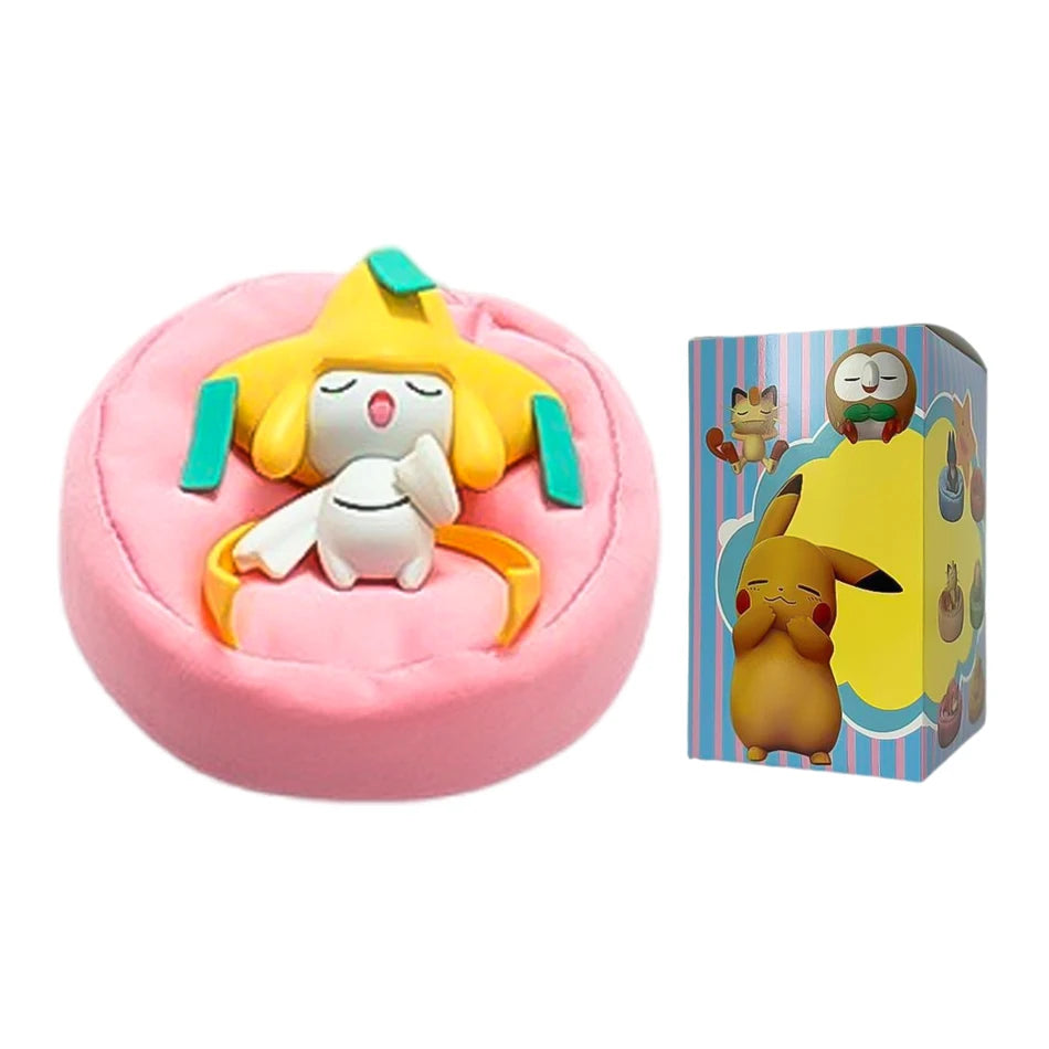 Anime Pok é mon blind box Model Figure 1-12 pcs Pikachu sleep Series Interior Hand Sleeping Position Toys Gift for sfriends