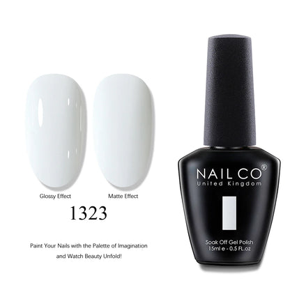 NAILCO 15ml Brown Nails Art Red Color Gel Nail Polish Semi-permanent UV Gel Polish Coffee Manicure Chocolate Hybrid Nail Varnish