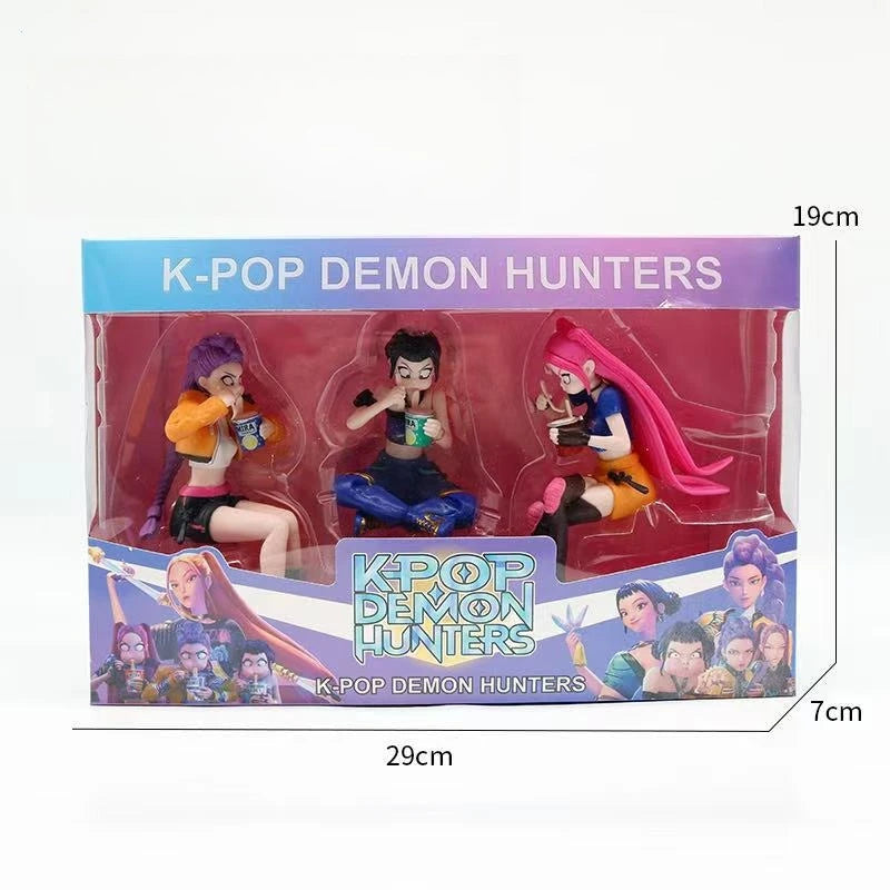 K-Pop Idol "Tiger Star" Chibi Action Figures: 6-Piece Hunter Anime Collectible Set