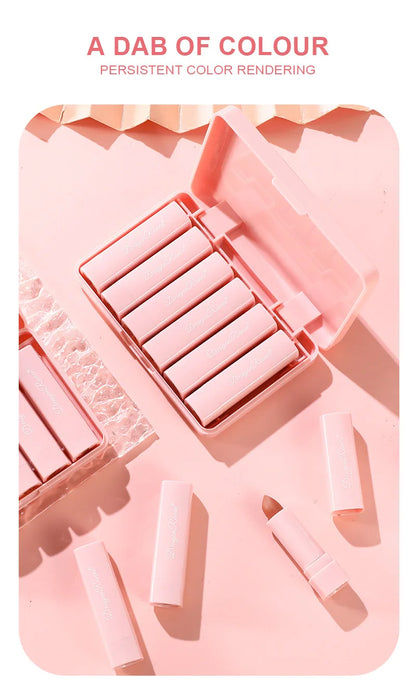 6 Colors Matte Lipstick.