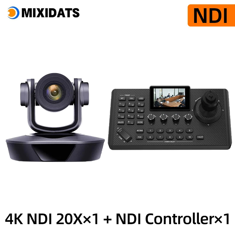 4K PTZ Video Conference Camera Kit with 20X Zoom & NDI