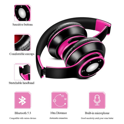 Colorful Bluetooth Headphones