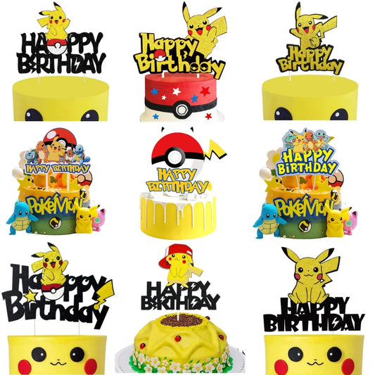 Pokemon Acrylic Cake Topper