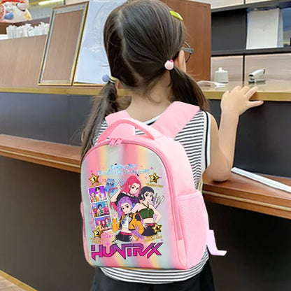 Backpack Rainbow Colors Student Backpackg KPOP Anime Tiger Schoolbag Holiday Gifts