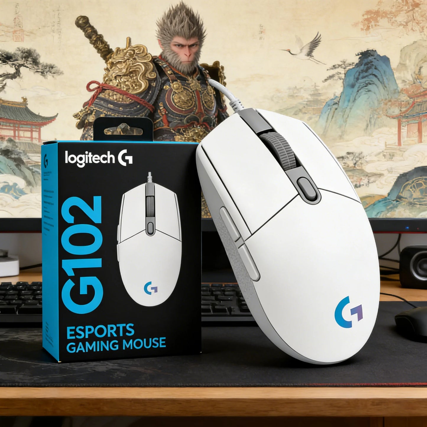 Logitech G309 Kamisato Ayaka Special Edition Wireless Bluetooth Dual-Mode Esports Mouse Hybrid Switches+G102/G203/G304/G305/M220