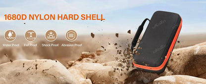 Travel Storage Bag Wireless Microphone Case Compatible with JBL 2 Mic Adjustable DIY Foam for Partybox Mic Portable Bag