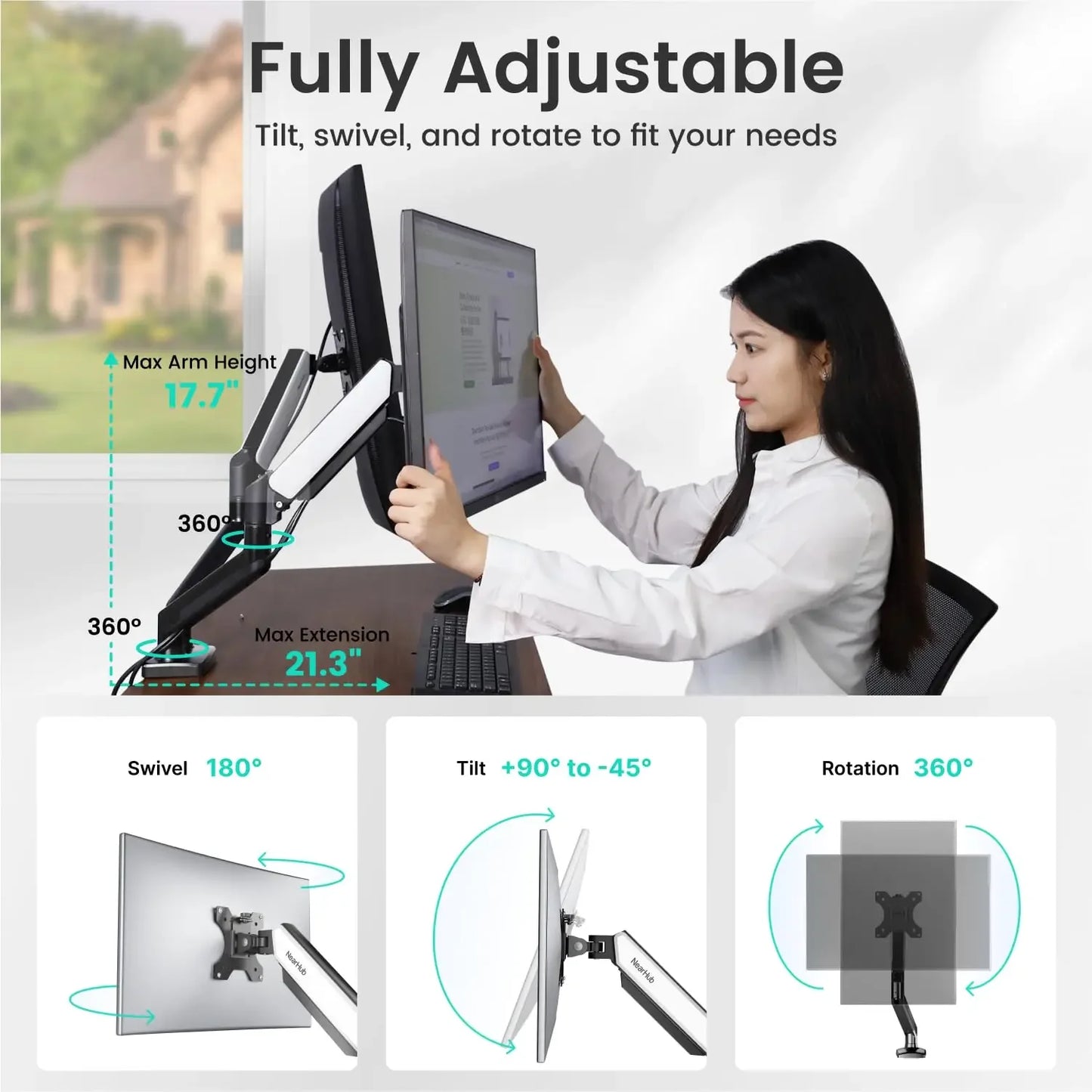 TwinFlex Monitor Arm