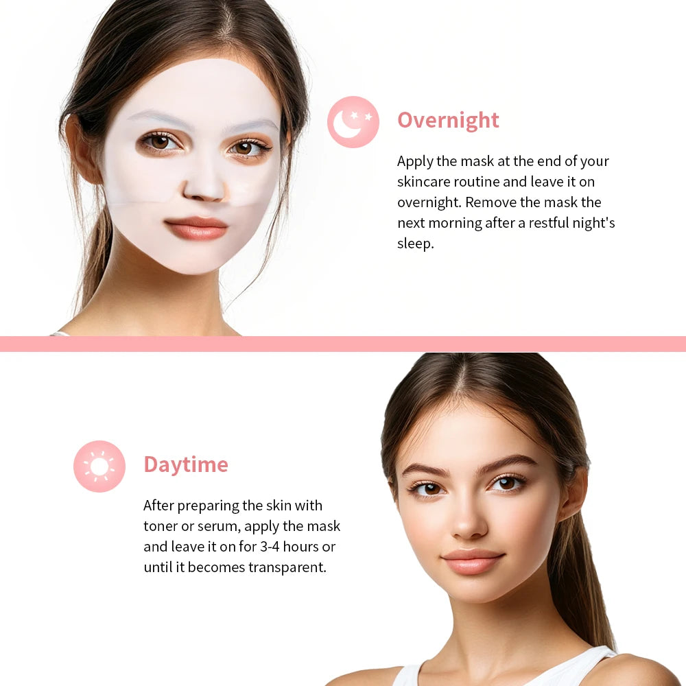lakerain Bio-Collagen Deep Mask: 4-Piece Hydrating & Pore Refining Set