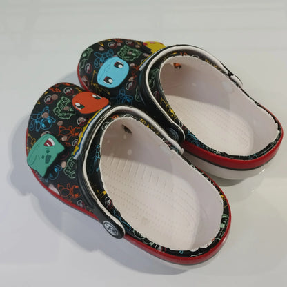 2026 New Pokemoned Hole Sandals Pikachu Squirtle Charmander Slippers Sandals Kawaii Anime Home Beach Shoes Summer Slippers