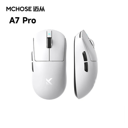 New Mchose A7 & A7v2 Advanced Lightweight Wireless Mouse Tri-Mode Connection Gaming Office Mouse Christmas Gift For Boys