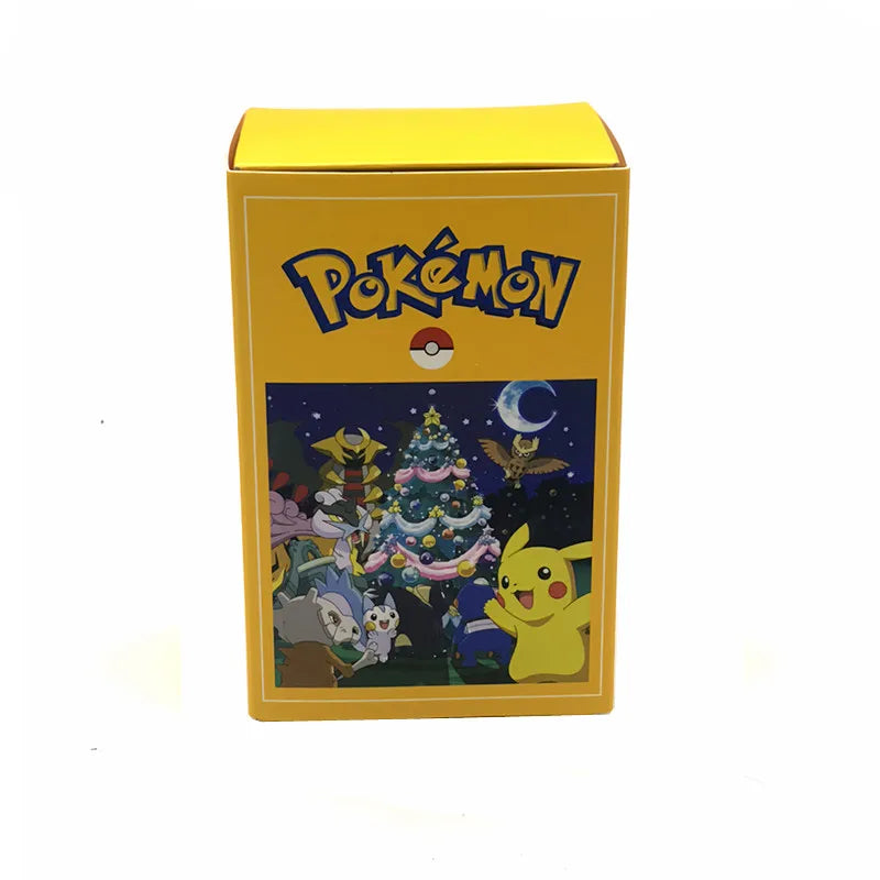 Pocket Monster Watch Anime Pikachu Cartoon Children's Quality Cute Square Watch Gift Box Series Children's Christmas Gifts