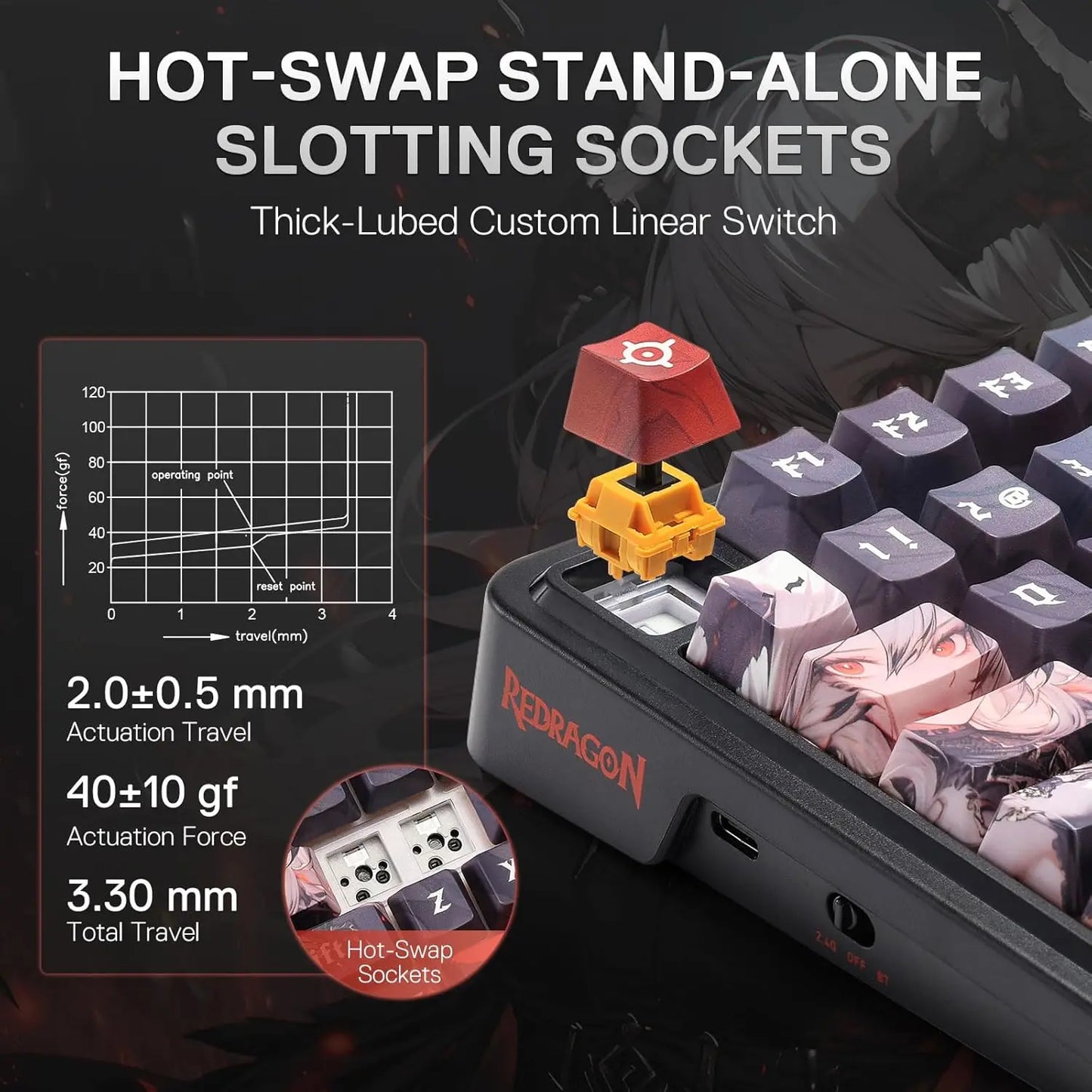 Redragon K719 Pro Keyboard.