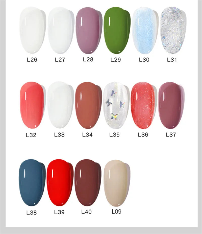 40 Colors Water-Based Nail Polish