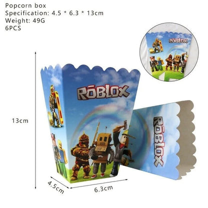 Roblox Party Snack Box Set (6pcs)