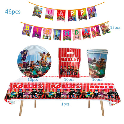 Roblox Birthday Party Supplies