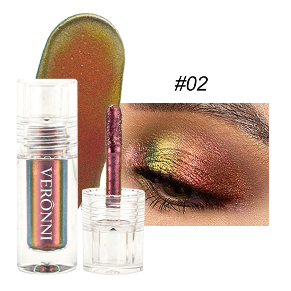 Chameleon Liquid Eyeshadow Long Lasting Multichrome Duochrome Eyeshadow Pigments Aurora Eyeshadow Glitter Makeup Party Cosmetic