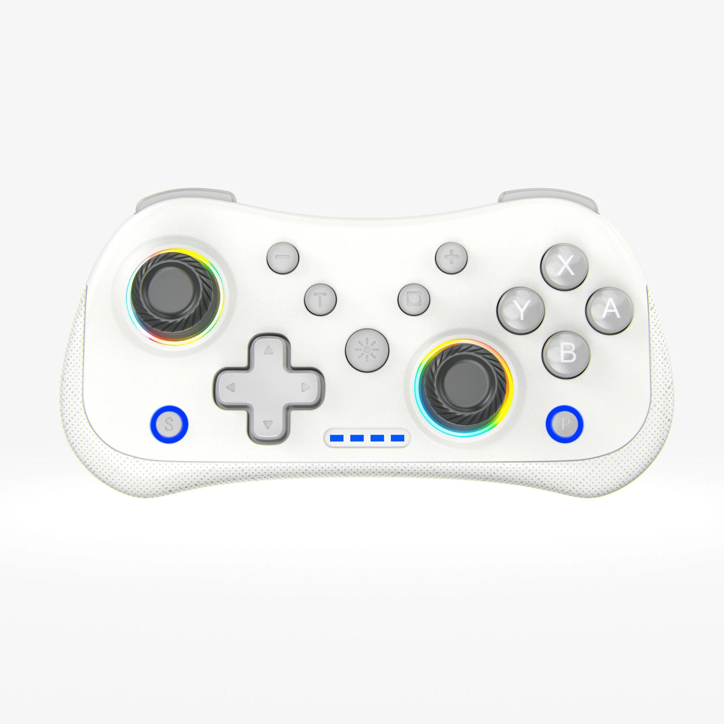 Multi-Functional Wireless Game MINI Gamepad for Switch with RGB Lights and Hall Rocker,Support Burst Function