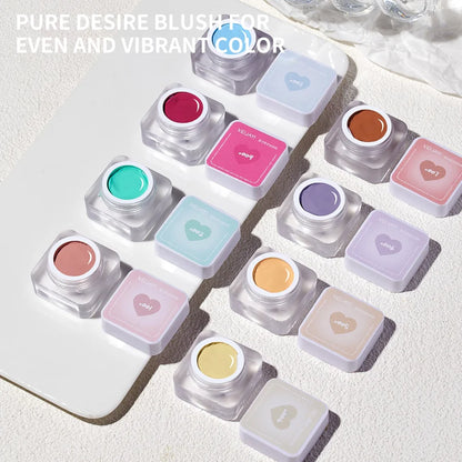 20 Colors Pat Painting Gel Nail Polish Set With Sponge Gradient Semi Permanent Soak Off UV LED Nail Art Gel Varnishes For Nails