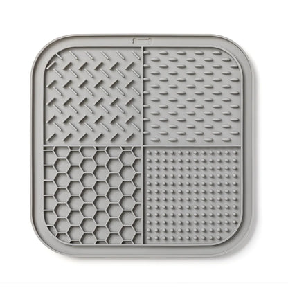 BPA-Free Silicone Pet Lick Mat: 4-Texture Slow Feeder with Powerful Suction Cups