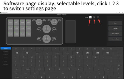 12-Key RGB Macro Mechanical Keypad with 4 Knobs