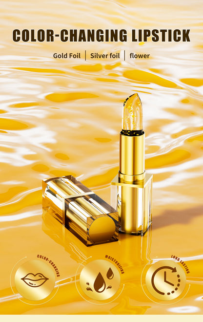 Hellokiss Crystal Color-changing Petal Lipstick for Women Moisturizes long-lasting and non-sticky cup lip balm