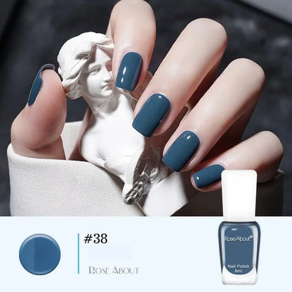 40 Colors Water-Based Nail Polish