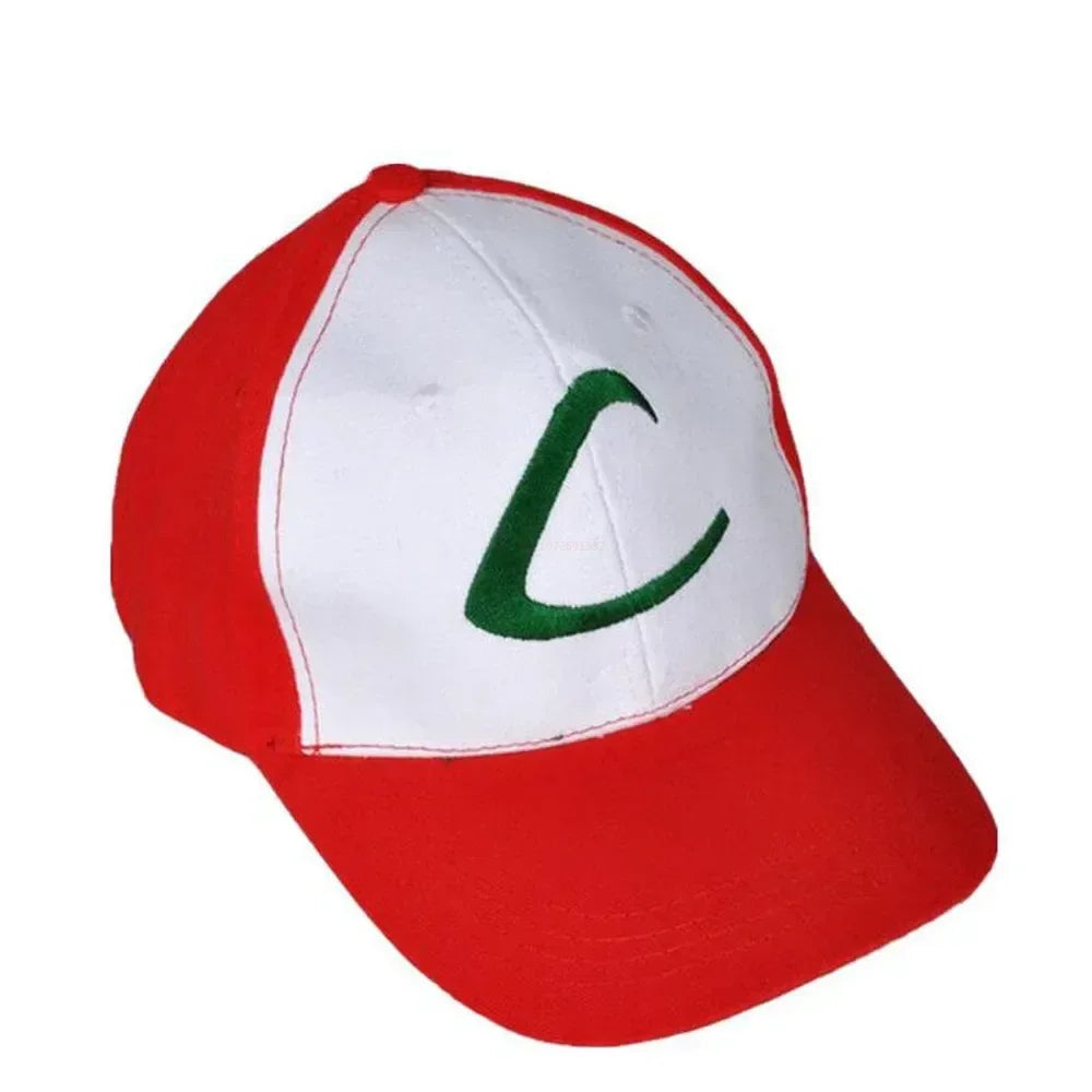 Pokemon Ash Ketchum Figures Men Cosplay Costume Blue Jacket Boys For Halloween Party Trainer Gloves Cap Set Anime Christmas Gift