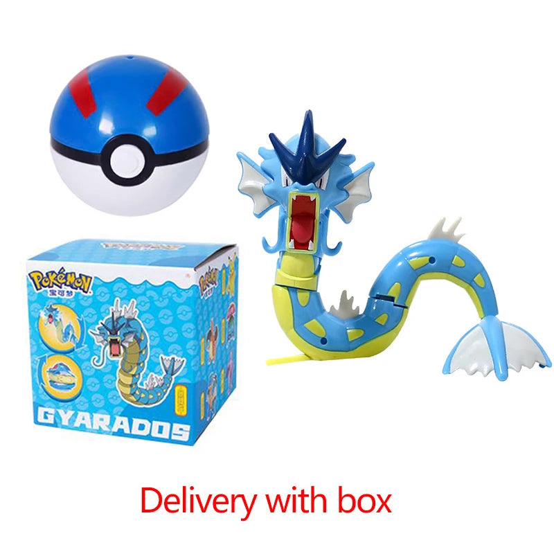 Pokemon Pokeball Figure Ball Pikachu Charizard Mewtwo Mew Eevee Gengar Lapras Blastoise Venusaur Gyarados Educational Toy Kids