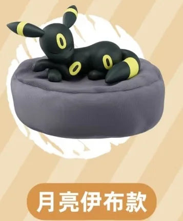 New In Stock Pokemon Eevee Sleeping Position Series Blind Box Sylveon Umbreon Flareon Jolteon Anime Desktop Decoration Model Toy