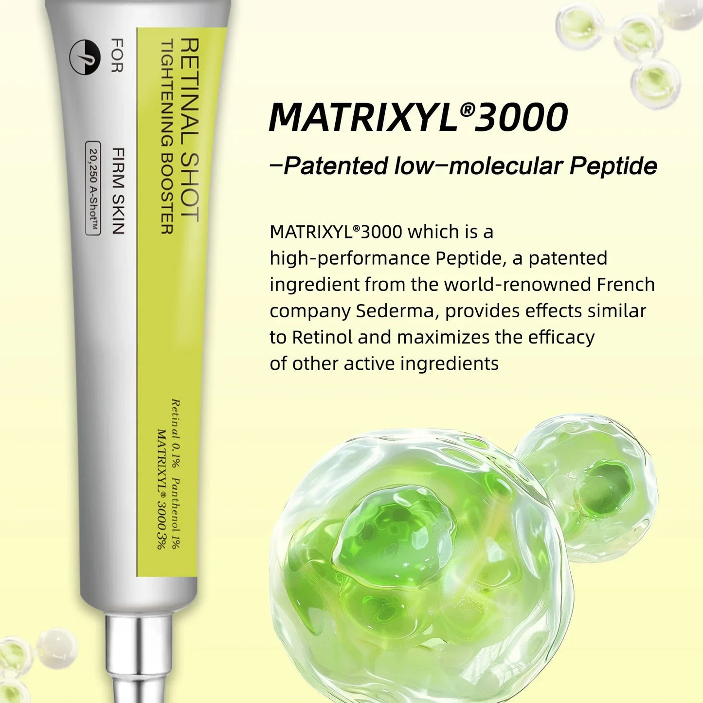 Retinal Shot Tightening Booster: 0.1% Nano-Retinal & Matrixyl 3000 Anti-Aging Serum