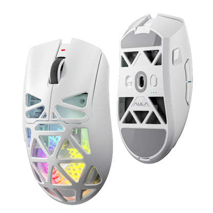 AULA SC620 Gaming Mouse Wired/Bluetooth/2.4G Light Weight Mouse Gamer PAW3311 Adjustable 12,000 DPI Life PC Gaming Accessories