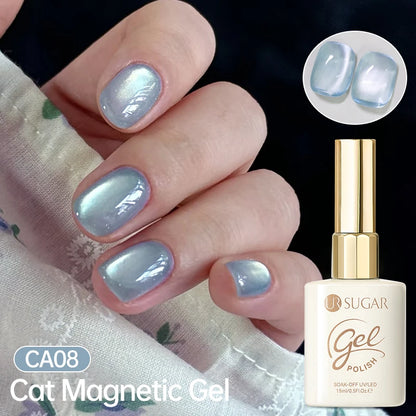 UR SUGAR 15ml Cat Magnetic Gel Nail Polish 30 Colors Semi Permanent Magnetic Gel UV/LED Soak Off Painting Vanrish Design