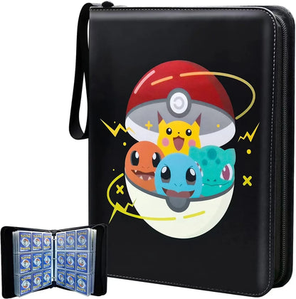 400 Pockets Anime Peripheral Pokemon Game Collection Card Book multiple styles Storage card holder Exquisite Kawaii Boy Toy Gift