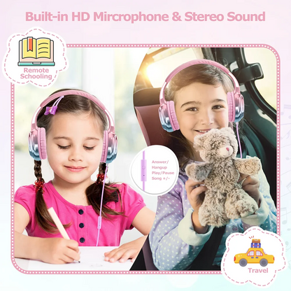 Kids Wired Headphones For School
