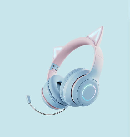Pink Cat Headphones