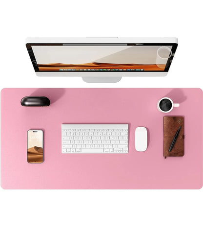 YSAGi Premium PU Leather Desk Mat: Non-Slip Waterproof Office Protector