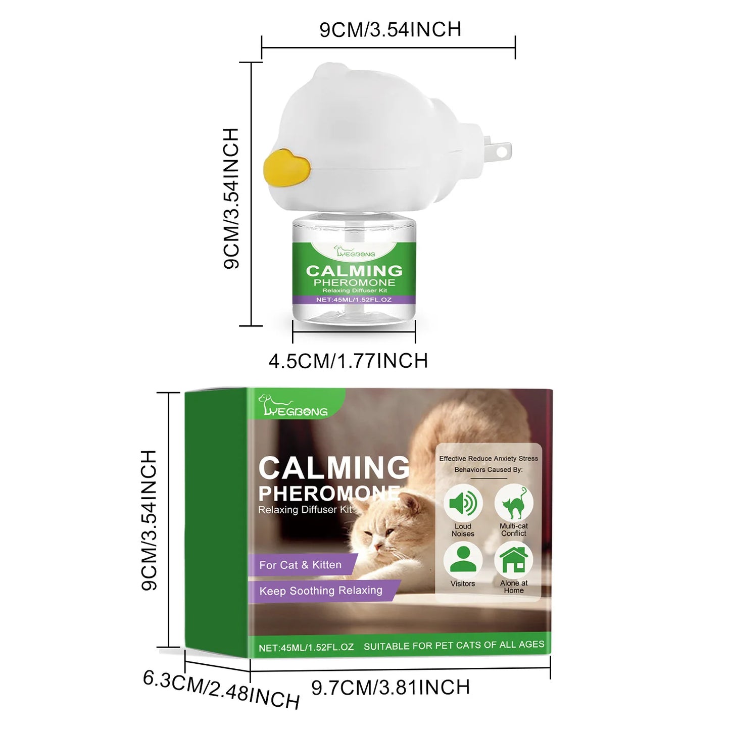 Cat Calming Pheromone Diffuser 🐱🌿