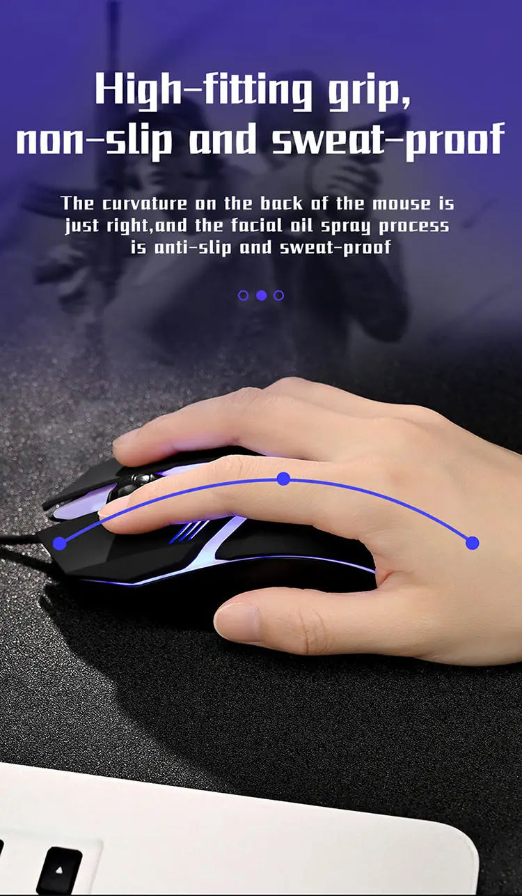 ErgoGlow Gaming Mouse