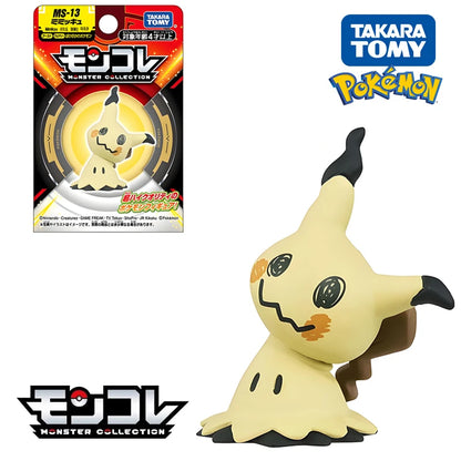 Original TAKARA TOMY Pokemon Figure Toys Mimikyu Maushold Lapras Charizard Umbreon Sylveon Vaporeon Model Dolls Birthday Gifts