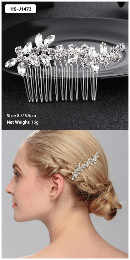 Crystal Bridal Hair Comb.