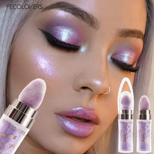 1PC Multifunctional Glitter Powder, Highlighter for Face, Body and Eyes, Brightening Glitter Powder,Suitable for Holiday Makeup