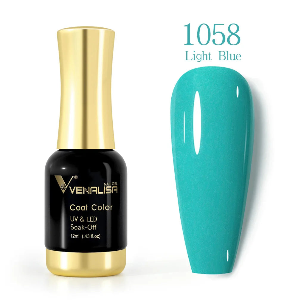 VENALISA Nail Gel Varnish TPO FREE Soak Off UV LED Organic Odorless Enamels Nail Art Colors 12ml 120Colors UV Gel Nail Polish