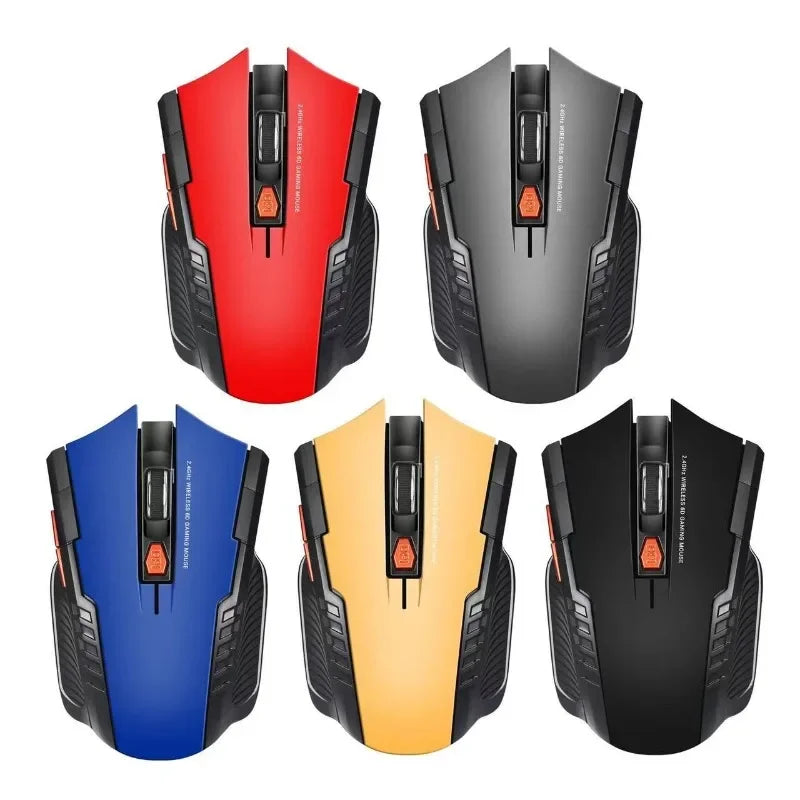 2.4GHz Wireless Optical Game Mouse for PC Laptop Computer USB Receiver Mini Portable Mouse Mice