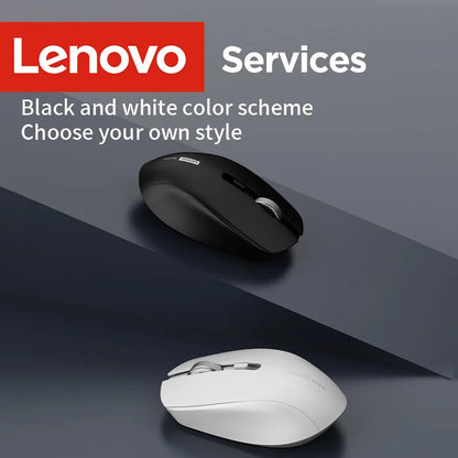 Lenovo Wireless Mouse, Silent Mouse for Business and Office Use, Ergonomic Design, Compatible with Multiple Platforms, 2.4g Connection, 1.5V Dry Battery Powered, Product Does Not Include Batteries