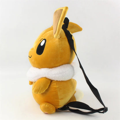 Cute Pokemon Eevee Backpack Kawaii Plush Bag Schoolbag Couple Backpack Cosplay Props Christmas Gifts For Girl Boy Child Kids